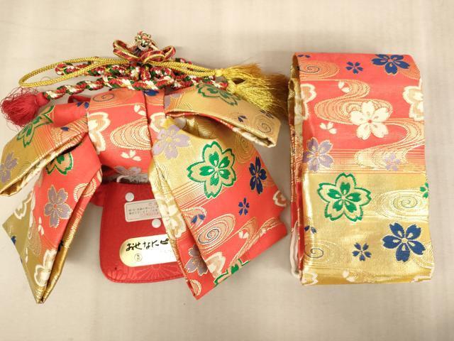 平和屋本店[]七五三　女の子　和装小物セット　流水桜文　金糸　AABB5758ja_画像2