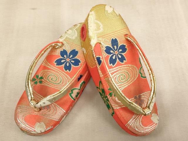 平和屋本店[]七五三　女の子　和装小物セット　流水桜文　金糸　AABB5758ja_画像6