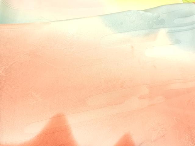 平和屋着物[]七五三　女の子　７歳　祝着　四つ身　霞雲文　暈し染め　逸品　DAAY3070ma_画像5