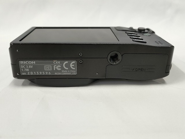 平和屋本店■RICOH リコー cx4 デジタルカメラ 外観良好 ブラック 簡易的な動作確認済み ppp3037_画像7
