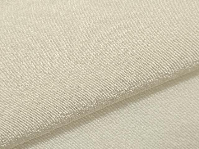 平和屋着物▼白生地　反物　着尺　生成り色　浜ちりめん　逸品　未使用　DAAW7991zzz_画像5