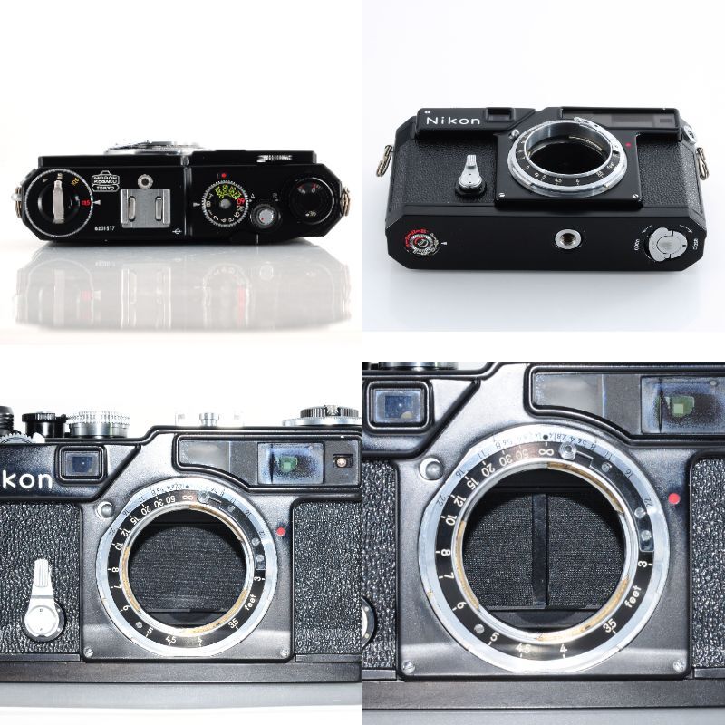 [ Nikon ]Nikon SP черный + NIKKOR-S 5cm F1.4 дальномер объектив #P561