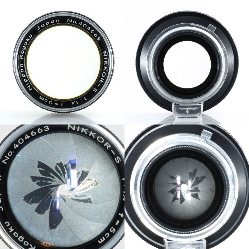 [ Nikon ]Nikon SP черный + NIKKOR-S 5cm F1.4 дальномер объектив #P561