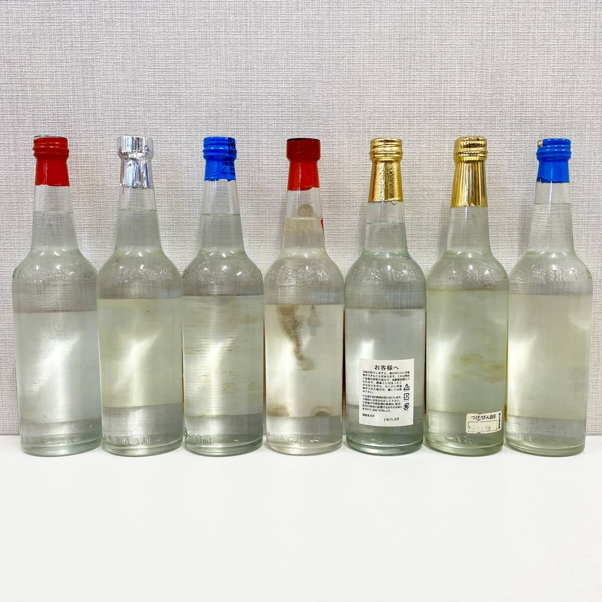 【まとめて出品】 7本 泡盛 琉球 華こよみ / 咲元 / 伊是名島 / 与那国 / 久米仙 / 萬座 / 瑞穂 お酒 アルコール 未開栓 保管品_画像2