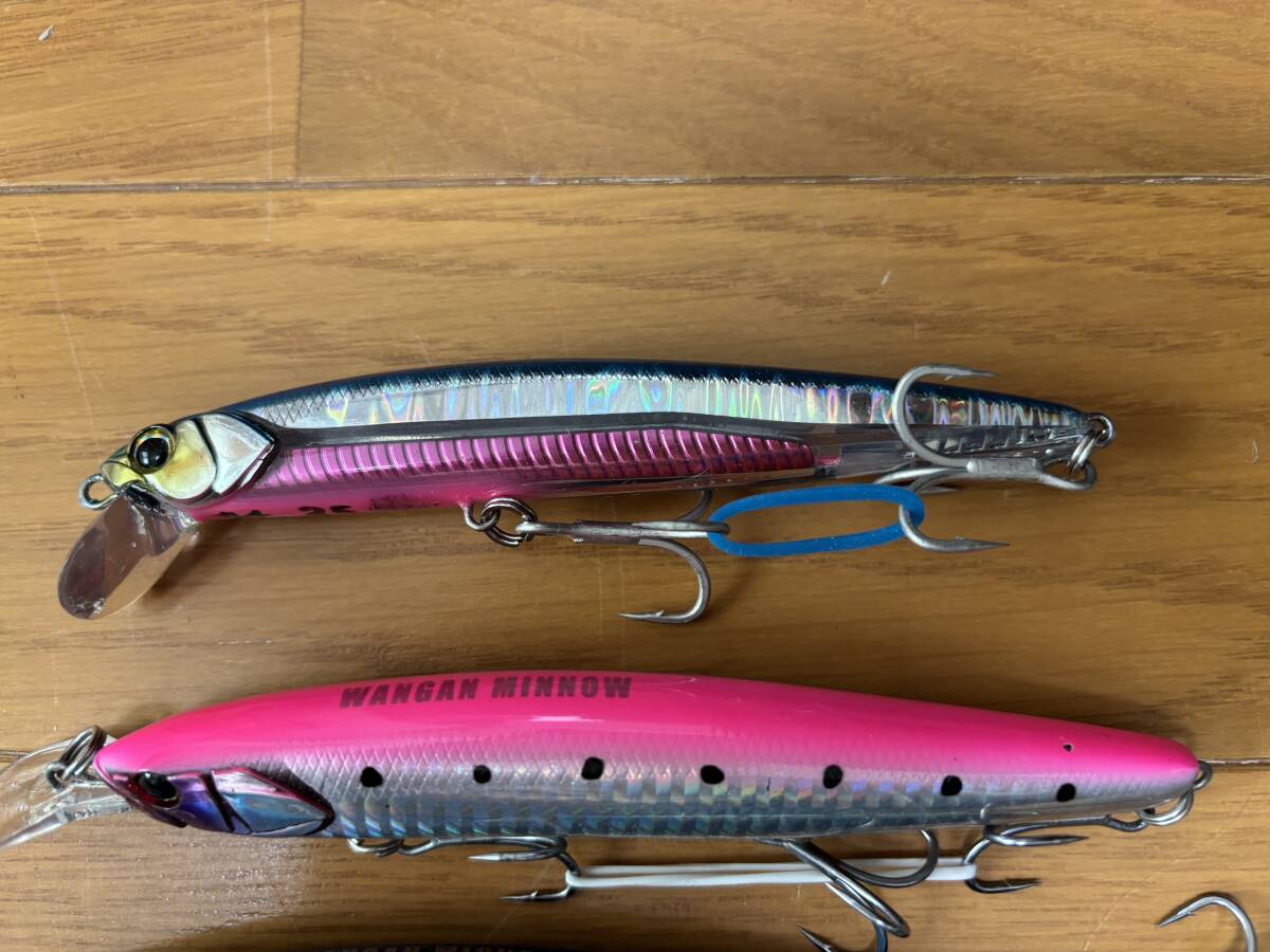 ジャッカル　湾岸ミノー　128S　３個　　　　アンチョピート120SL　１個　計４個　　中古_画像2