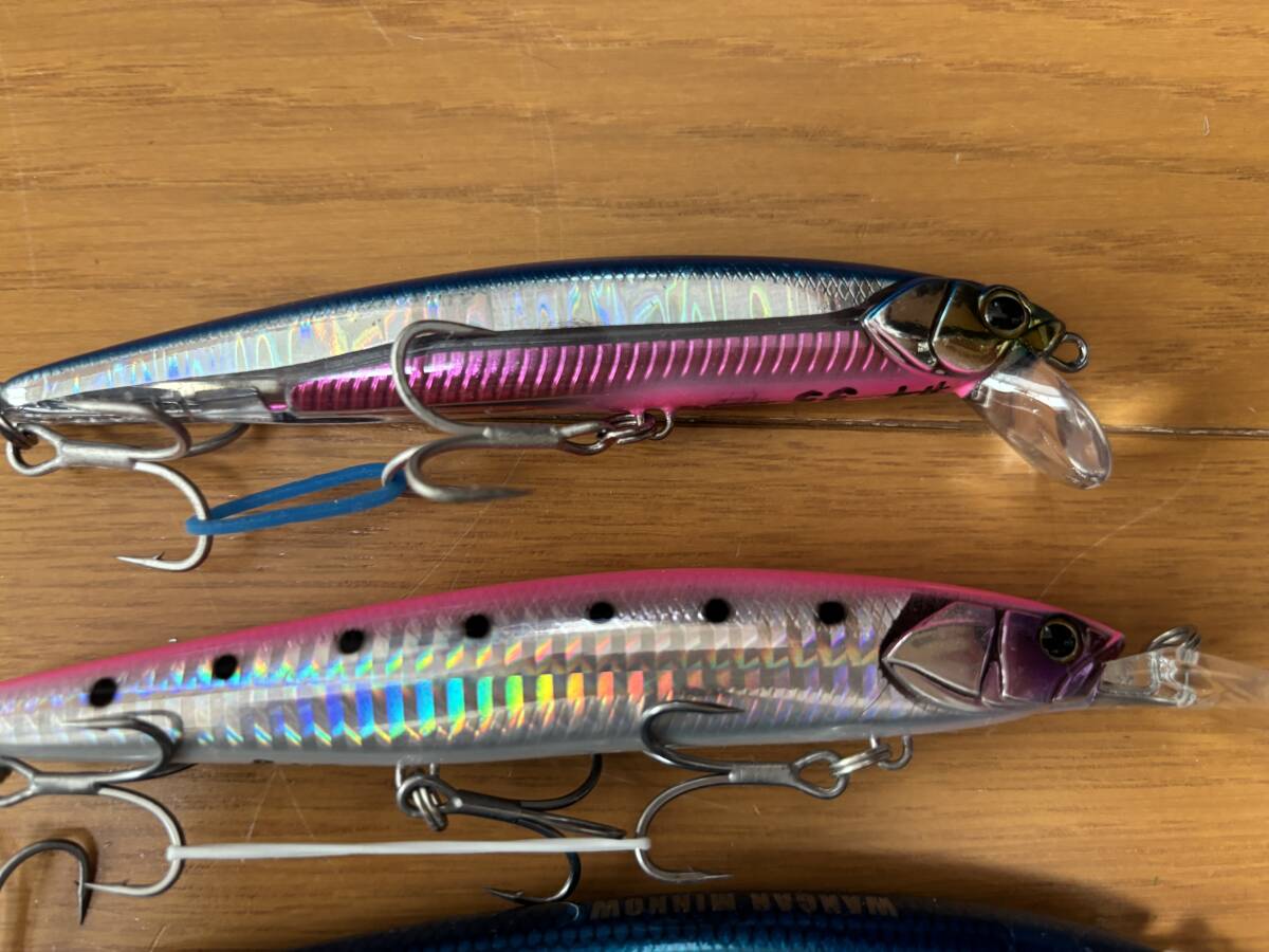 ジャッカル　湾岸ミノー　128S　３個　　　　アンチョピート120SL　１個　計４個　　中古_画像4