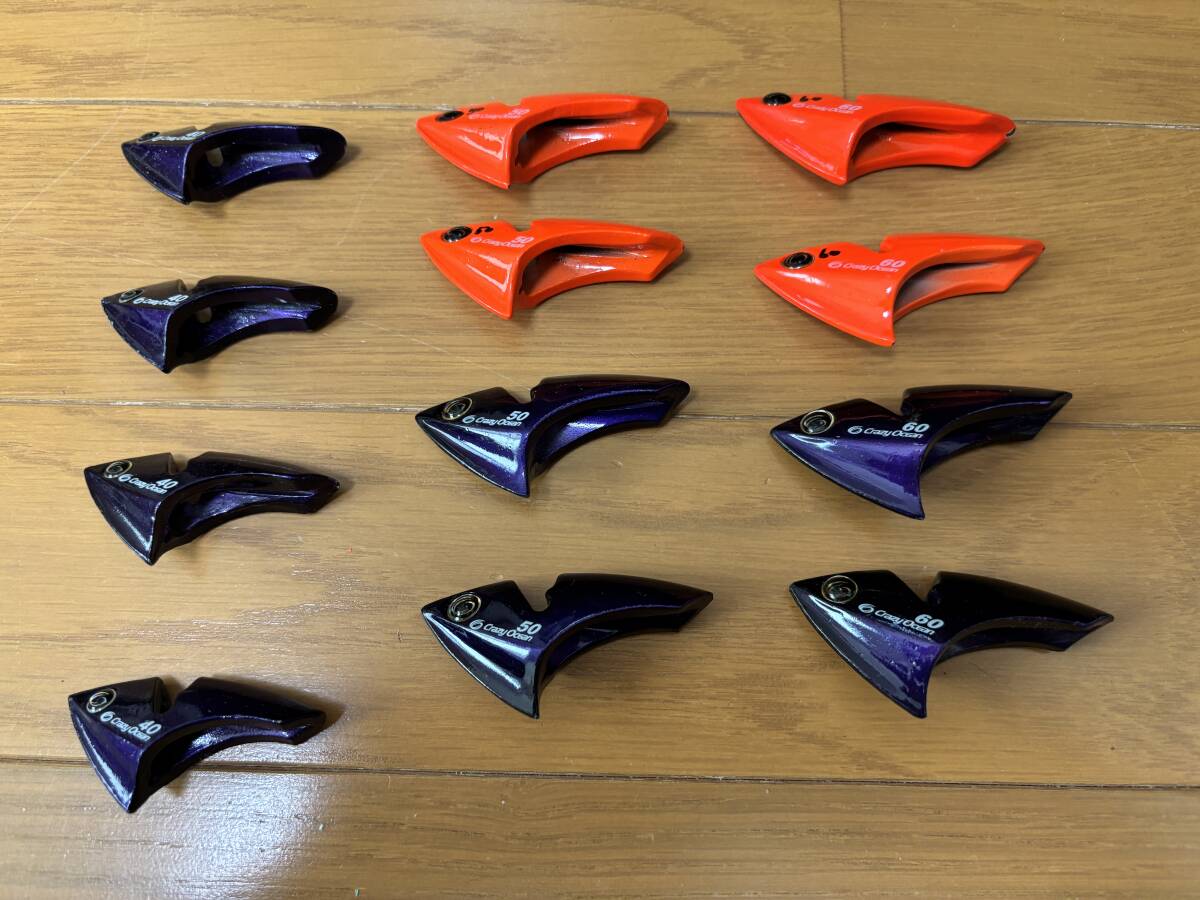 クレイジーオーシャン　オーシャンシンカー　40ｇｘ4　50ｇｘ4　60ｇｘ4　　 計12個　中古　美品　　　　　　　　　　_画像1