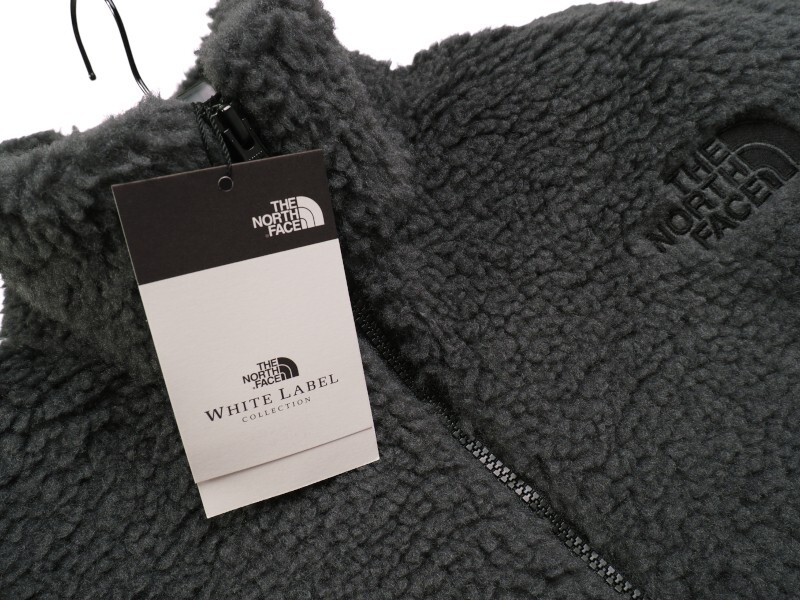 новый товар стандартный North Face белый этикетка двусторонний SHERPA 2 боа флис жакет men S темно-серый (DGY)