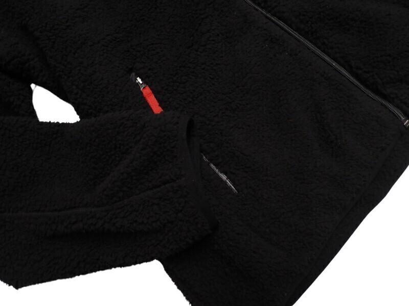 新品正規 mont-bell モンベル 海外限定 切り替え ボアフリース William ジャケット メンズ95(M)ブラック(BLACK) 直営店購入 WUJF611_画像7