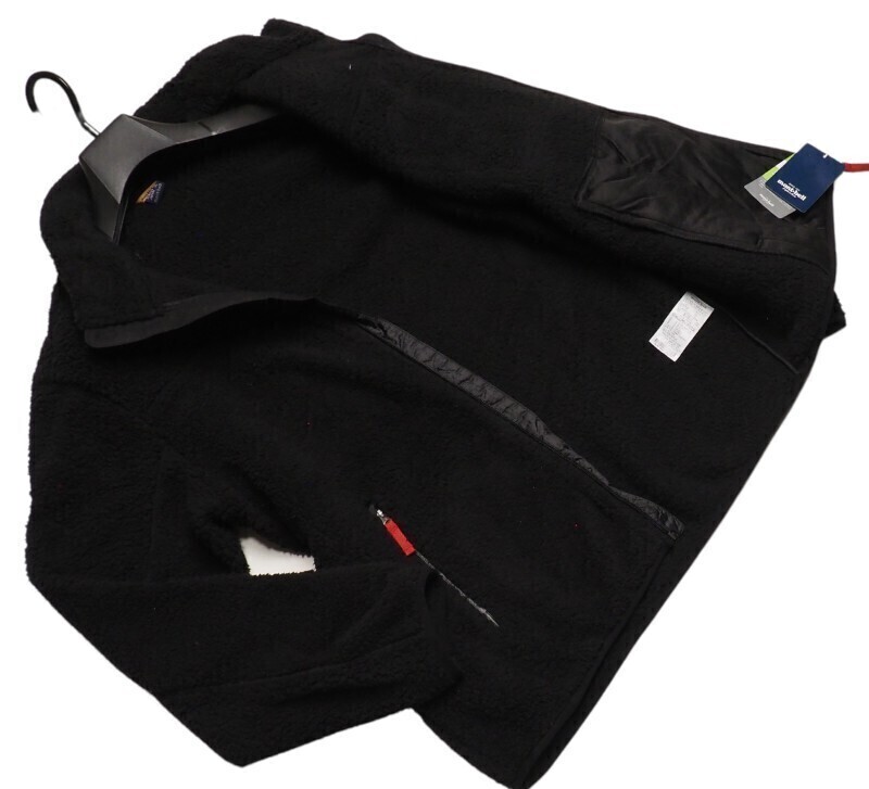 新品正規 mont-bell モンベル 海外限定 切り替え ボアフリース William ジャケット メンズ95(M)ブラック(BLACK) 直営店購入 WUJF611_画像3