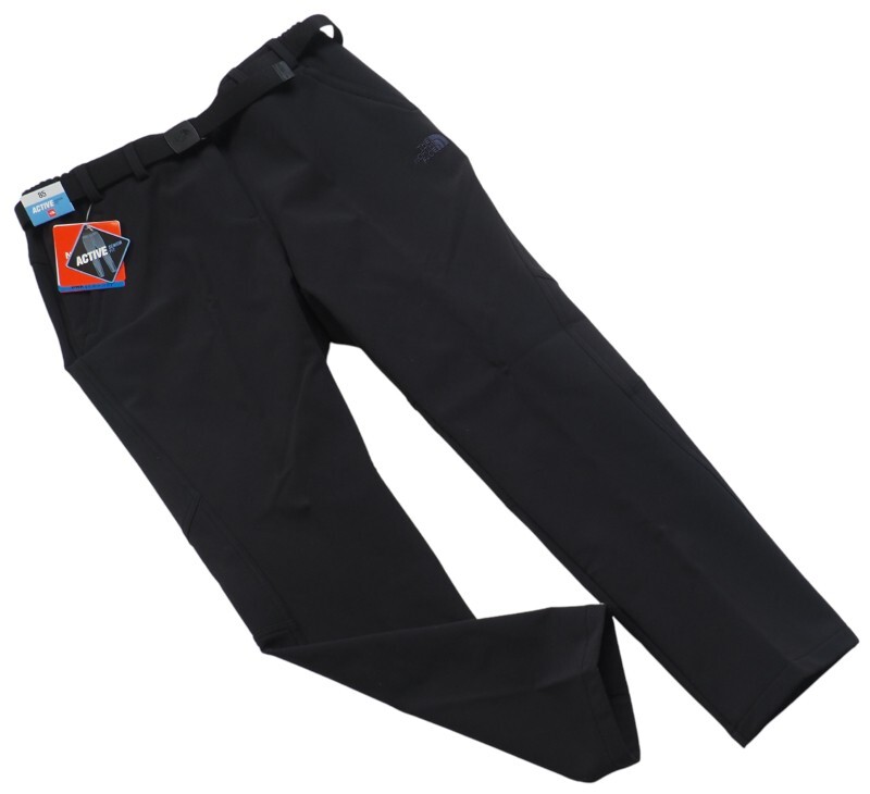 新品正規 ノースフェイス 秋冬厚手 DWR撥水 ストレッチ STRETCH SR ソフトシェル トレッキングパンツ レW85ブラック(BLK) 直営店購入_画像2