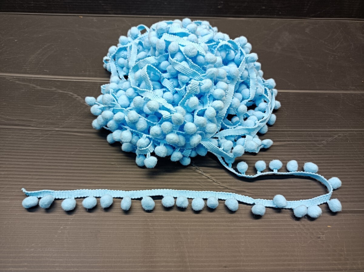 ボルボン 水色 ボンボン ボンボリ レトロ デコトラ CBR XJR GS 当時 街道 ゴキ ザリ ぶち上げ 東リベ 旧車 三段 ラッパ ディオ ジョグ _画像1