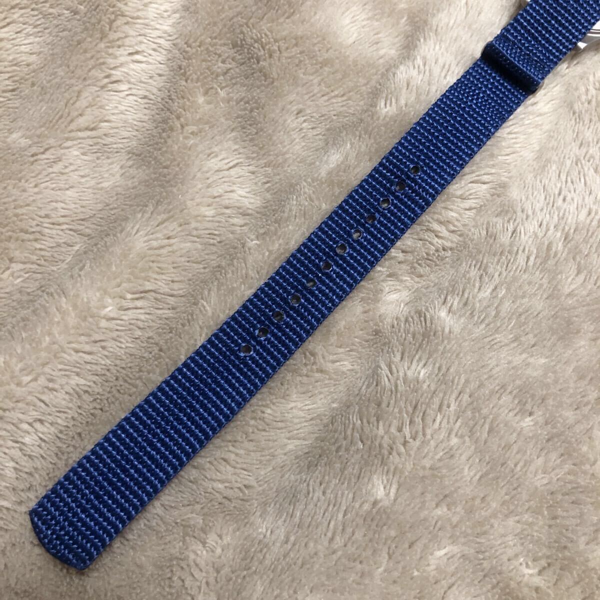 希少★HAMILTON ハミルトン ミリタリーウォッチ カーキフィールド Khaki 錨 イカリ ブルー系 クォーツ 9797 SEIKO製NATOベルト_画像6