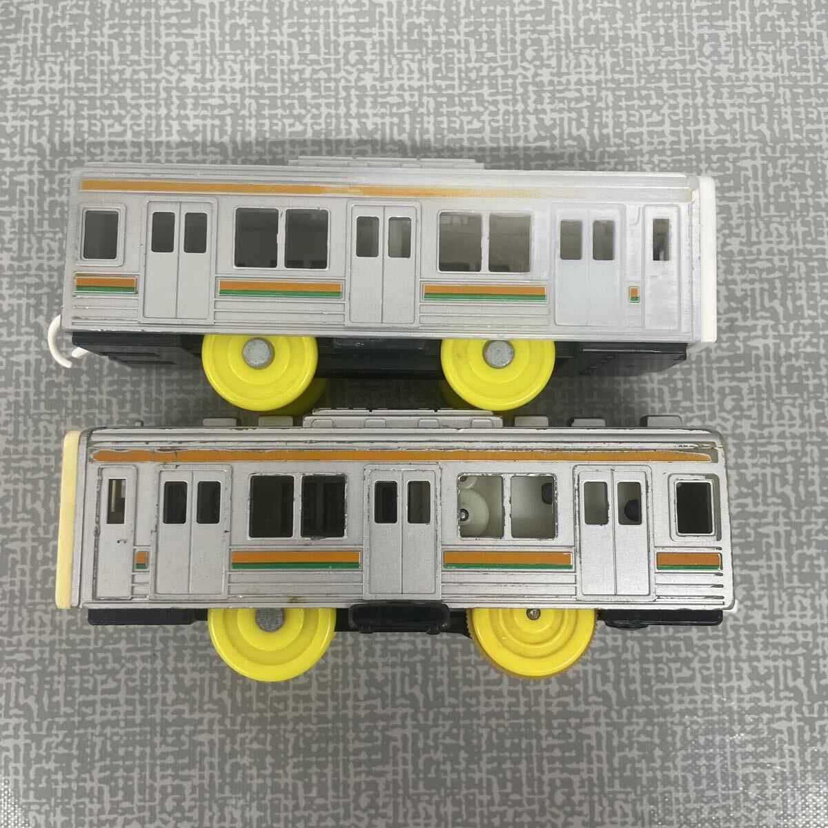  Plarail S-31 211 серия окраина электропоезд . голова + после хвост 2 обе комплект промежуточный машина нет Takara Tommy б/у рабочее состояние подтверждено облупленная краска есть нехватка есть 085