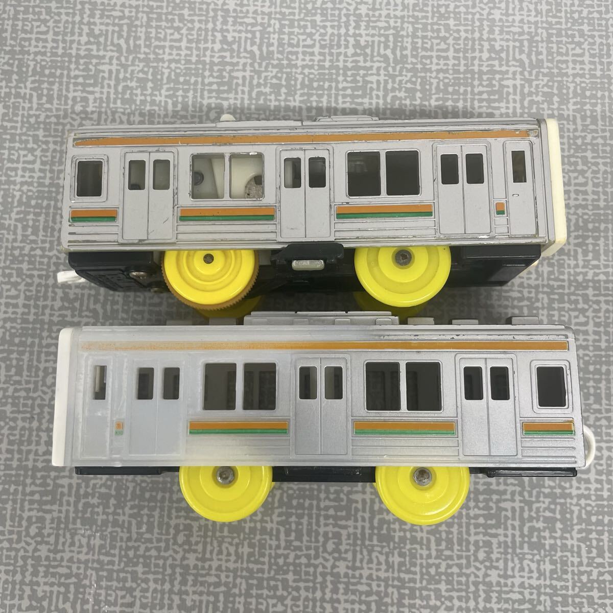  Plarail S-31 211 серия окраина электропоезд . голова + после хвост 2 обе комплект промежуточный машина нет Takara Tommy б/у рабочее состояние подтверждено облупленная краска есть нехватка есть 085