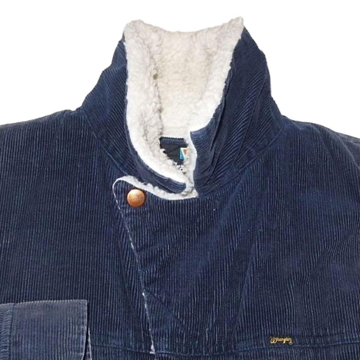 90s WRANGLER コーディロイ ボア ジャケット 日本企画 ランチ L_画像5