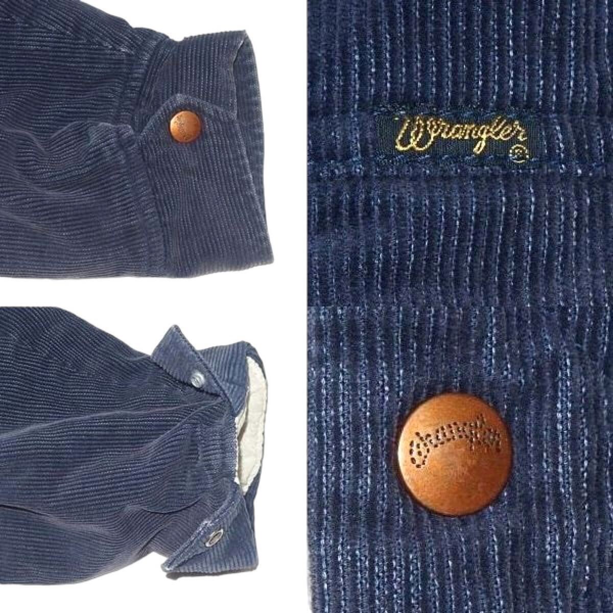 90s WRANGLER コーディロイ ボア ジャケット 日本企画 ランチ L_画像8