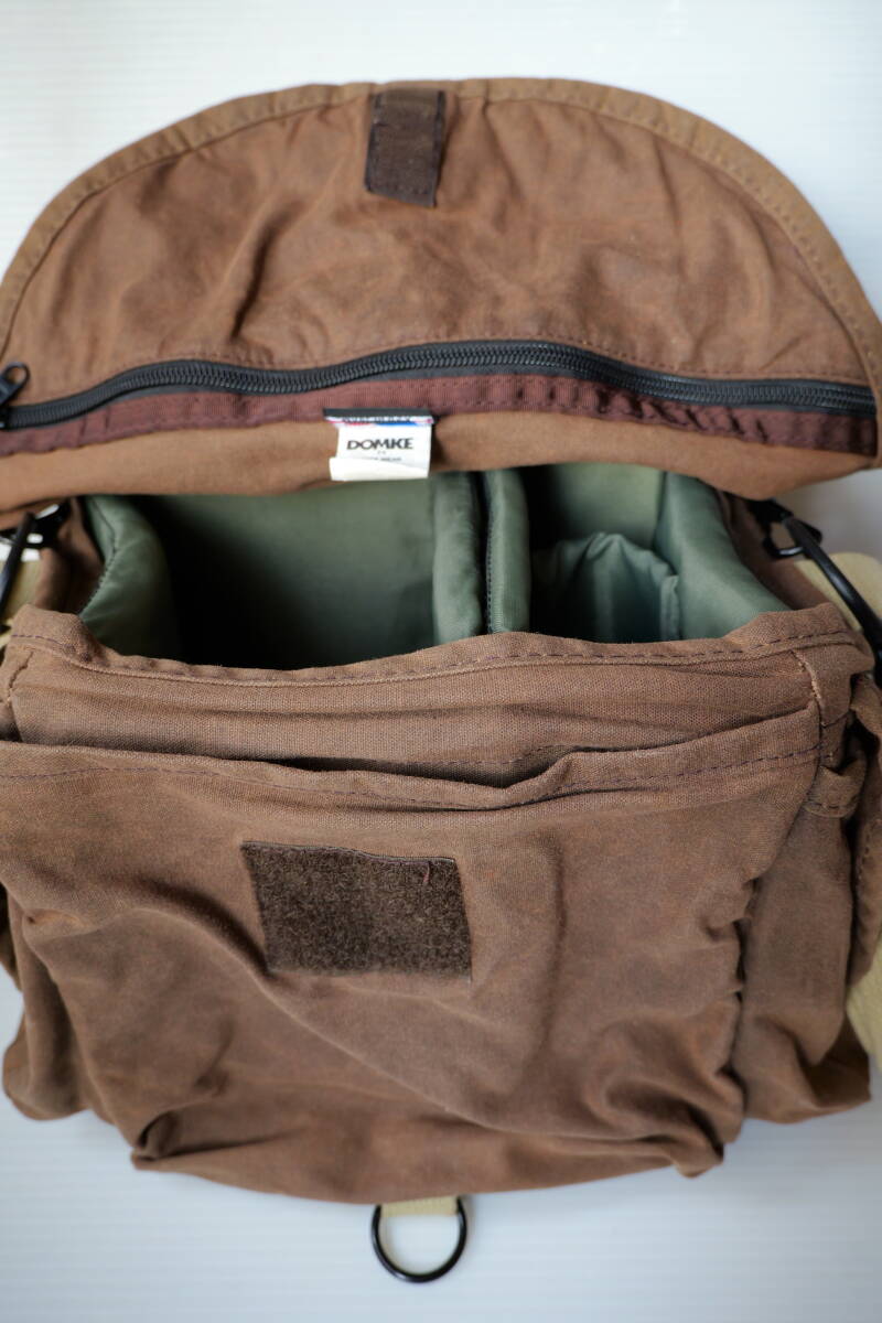 送料込み！DOMKE(ドンケ) F4 WAX WEAR ショルダーバッグ オリーブ _画像3