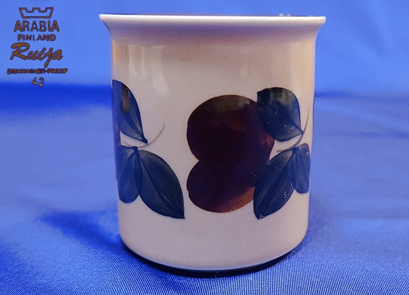 アラビア　 ARABIA　ルイヤ　Ruija　モーニングカップ　マグカップ260cc ヴィンテージ　1970年代　2客組　美品　 _画像7