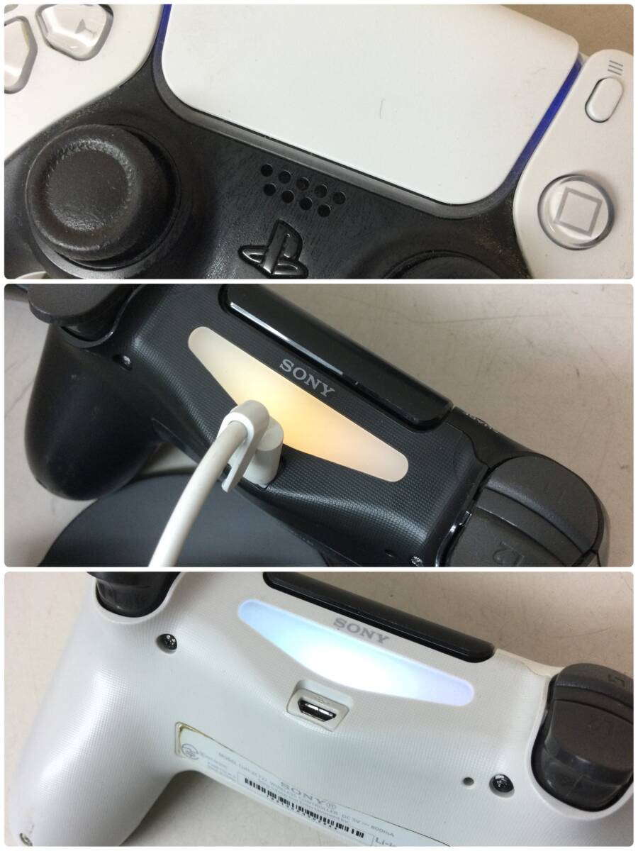 ★ SONY PS3 PS4 PS5 純正 コントローラー 36個 まとめ 通電確認 DUALSHOCK3 SIXAXIS DUALSHOCK4 CUH-ZCT2J DualSense CFI-ZCT1J _画像2