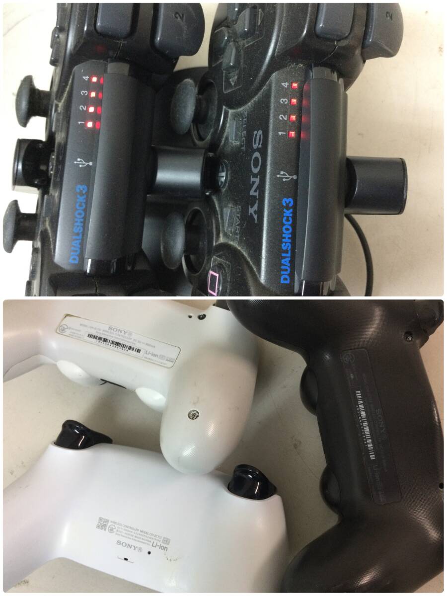 ★ SONY PS3 PS4 PS5 純正 コントローラー 36個 まとめ 通電確認 DUALSHOCK3 SIXAXIS DUALSHOCK4 CUH-ZCT2J DualSense CFI-ZCT1J _画像3