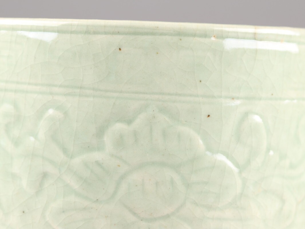  China старый . Tang предмет Song плата селадон курильница времена предмет первоклассный товар первый суп товар D5001