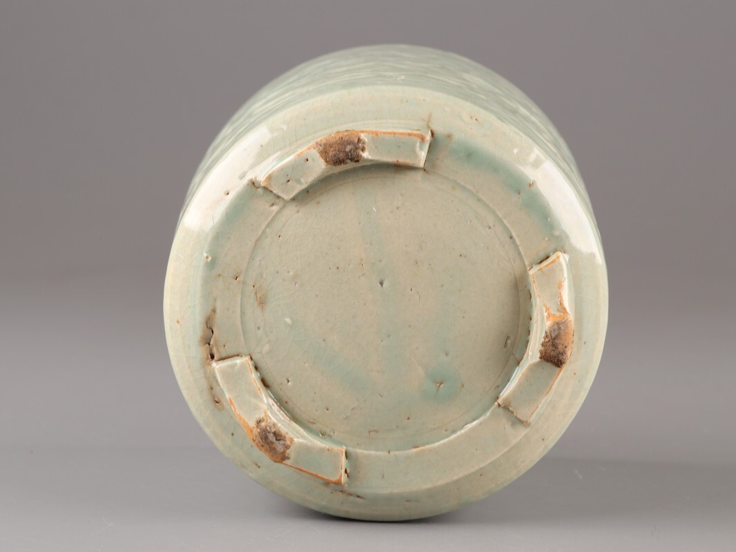  China старый . Tang предмет Song плата селадон курильница времена предмет первоклассный товар первый суп товар D5001