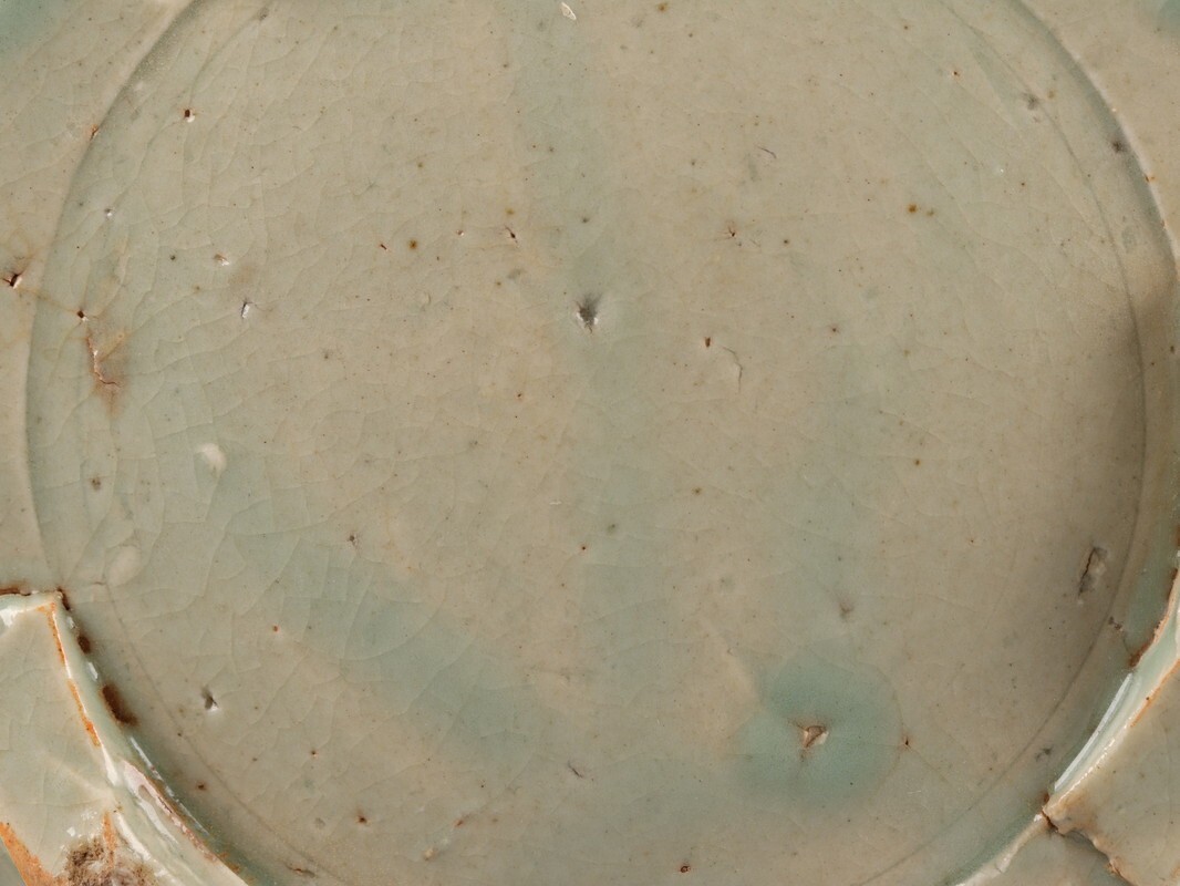  China старый . Tang предмет Song плата селадон курильница времена предмет первоклассный товар первый суп товар D5001