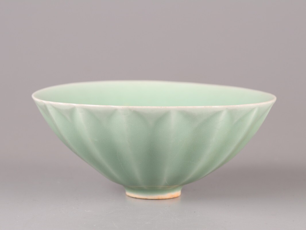  China старый . Tang предмет юг Song дракон Izumi обжиг в печи небо дракон храм селадон лотос . чашка времена предмет первоклассный товар первый суп товар D5300