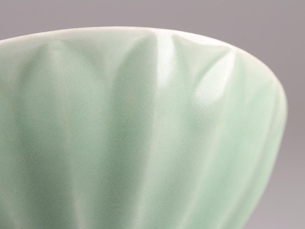  China старый . Tang предмет юг Song дракон Izumi обжиг в печи небо дракон храм селадон лотос . чашка времена предмет первоклассный товар первый суп товар D5300