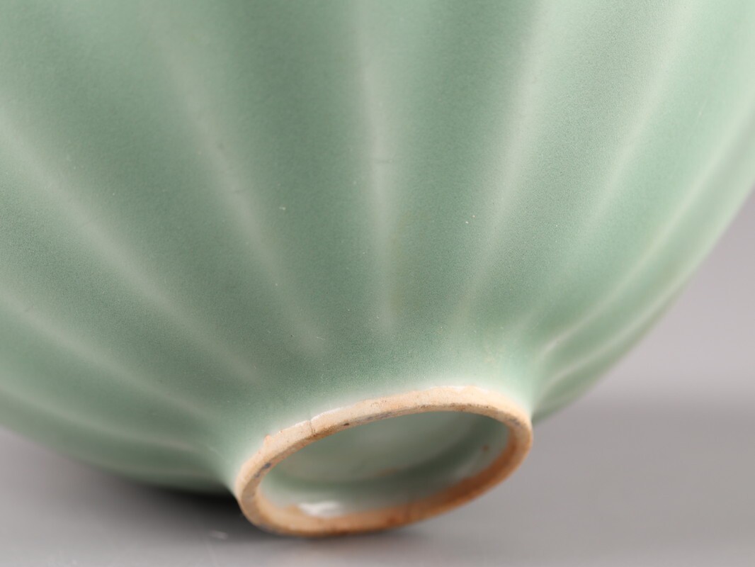  China старый . Tang предмет юг Song дракон Izumi обжиг в печи небо дракон храм селадон лотос . чашка времена предмет первоклассный товар первый суп товар D5300