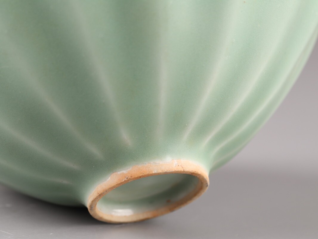  China старый . Tang предмет юг Song дракон Izumi обжиг в печи небо дракон храм селадон лотос . чашка времена предмет первоклассный товар первый суп товар D5300