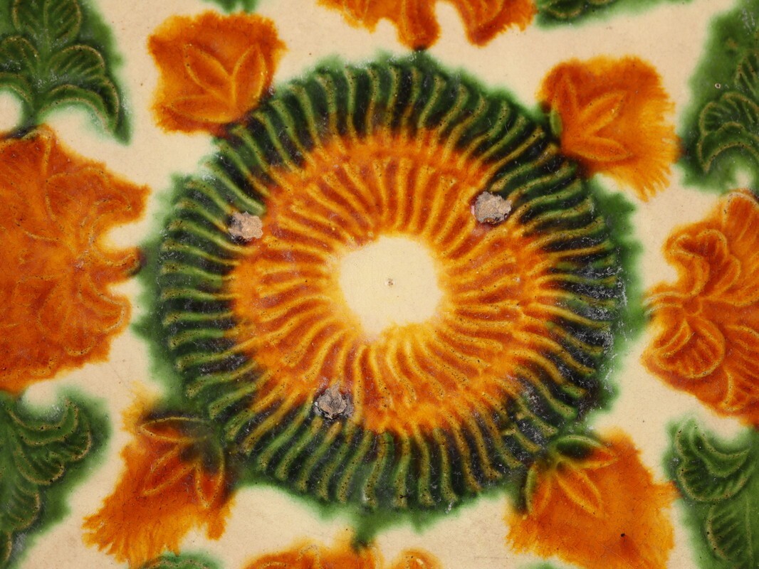 中国古玩 唐物 唐代 唐三彩 皿 時代物 極上品 初だし品 D5261_画像6