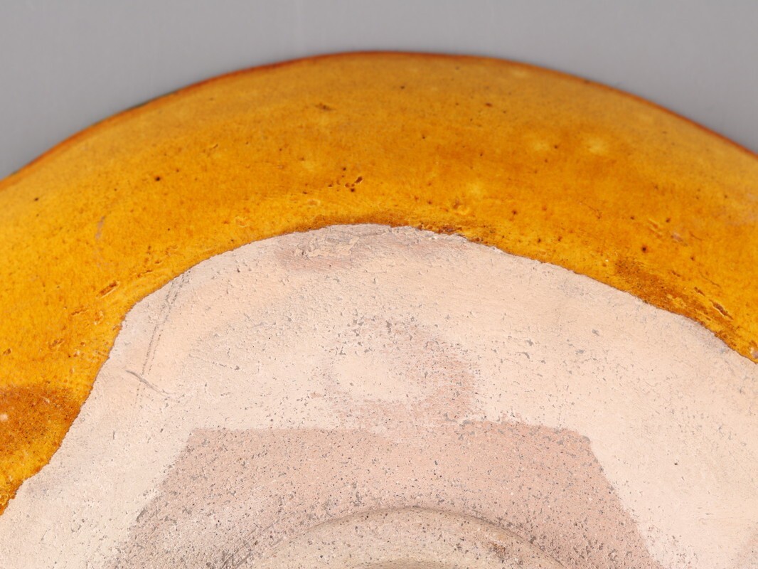 中国古玩 唐物 唐代 唐三彩 皿 時代物 極上品 初だし品 D5261_画像8