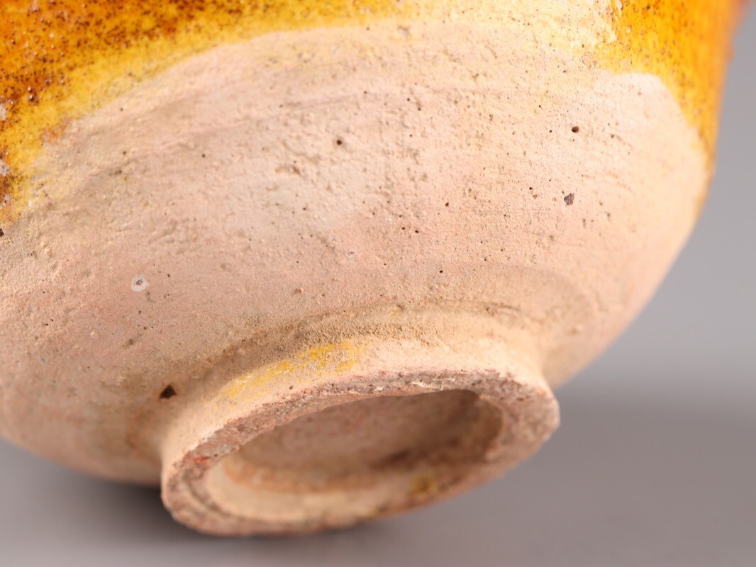 中国古玩 唐物 唐代 唐三彩 茶碗 盃 小壷 三点 時代物 極上品 初だし品 D5366_画像4