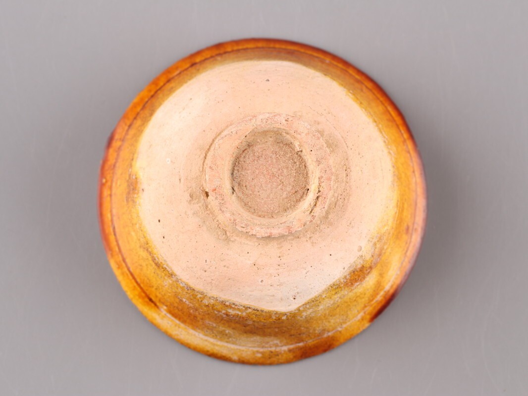 中国古玩 唐物 唐代 唐三彩 茶碗 盃 小壷 三点 時代物 極上品 初だし品 D5366_画像5