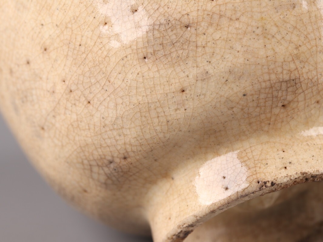 古美術 朝鮮古陶磁器 李朝 雨漏 茶碗 時代物 極上品 初だし品 D5364_画像9