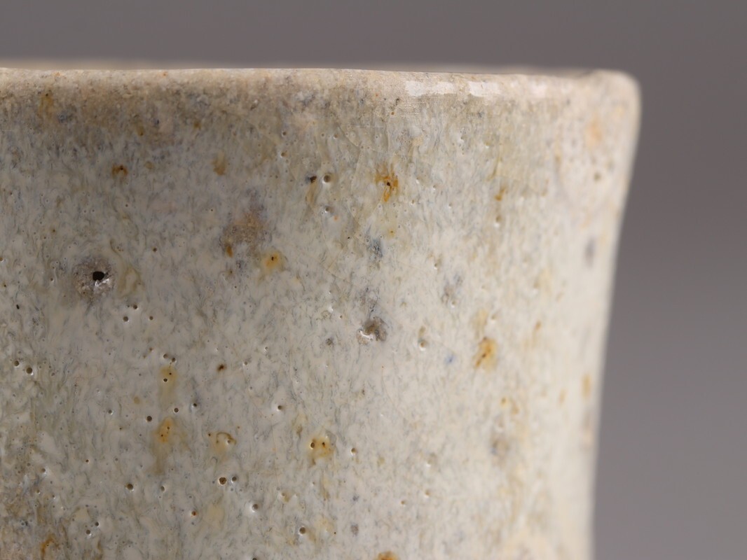 茶道具 古唐津 唐津焼 盃 ぐい呑 時代物 極上品 初だし品 D5351_画像7