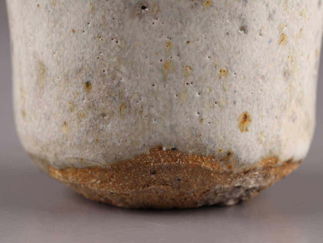 茶道具 古唐津 唐津焼 盃 ぐい呑 時代物 極上品 初だし品 D5351_画像8