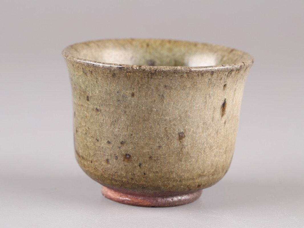 古美術 古唐津 唐津焼 盃 時代物 極上品 初だし品 D5322_画像3