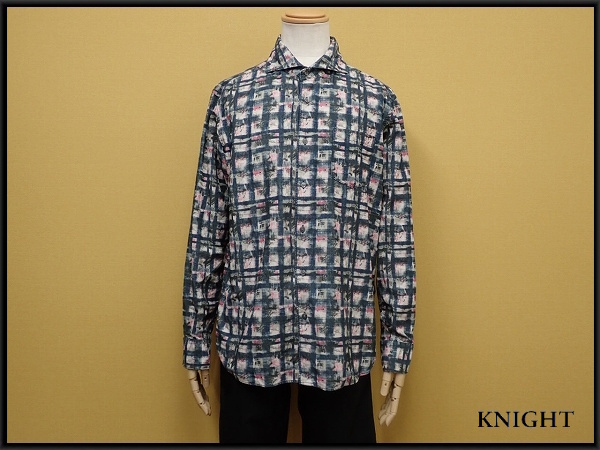 INTERMEZZO TAIANA生地 コーデュロイシャツ・2L△インターメッツォ/大きいサイズ/長袖/メンズ/@B2/25霜3-7_画像1