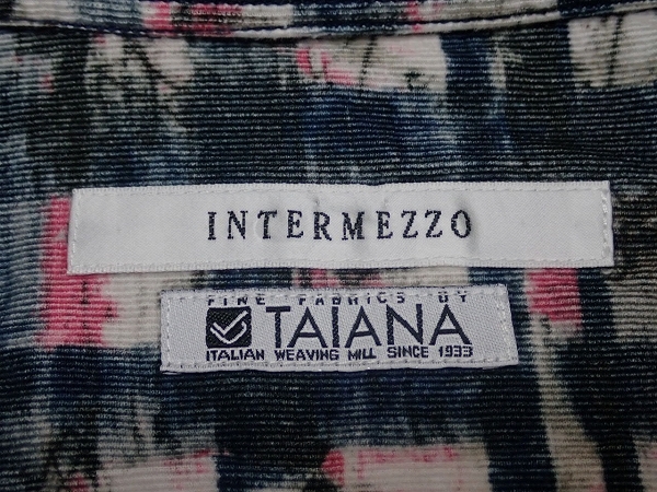 INTERMEZZO TAIANA生地 コーデュロイシャツ・2L△インターメッツォ/大きいサイズ/長袖/メンズ/@B2/25霜3-7_画像8