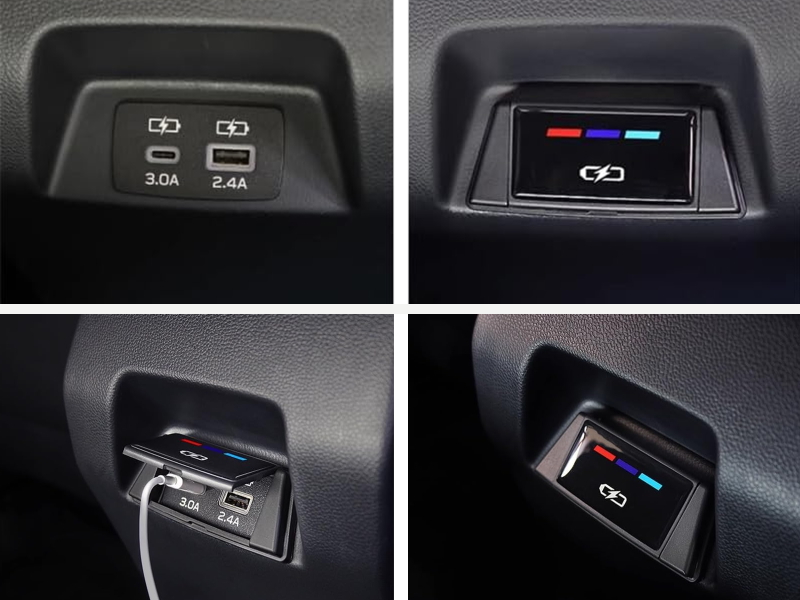 スバル GU系 クロストレック・インプレッサ用 後席USBポートカバー_画像5