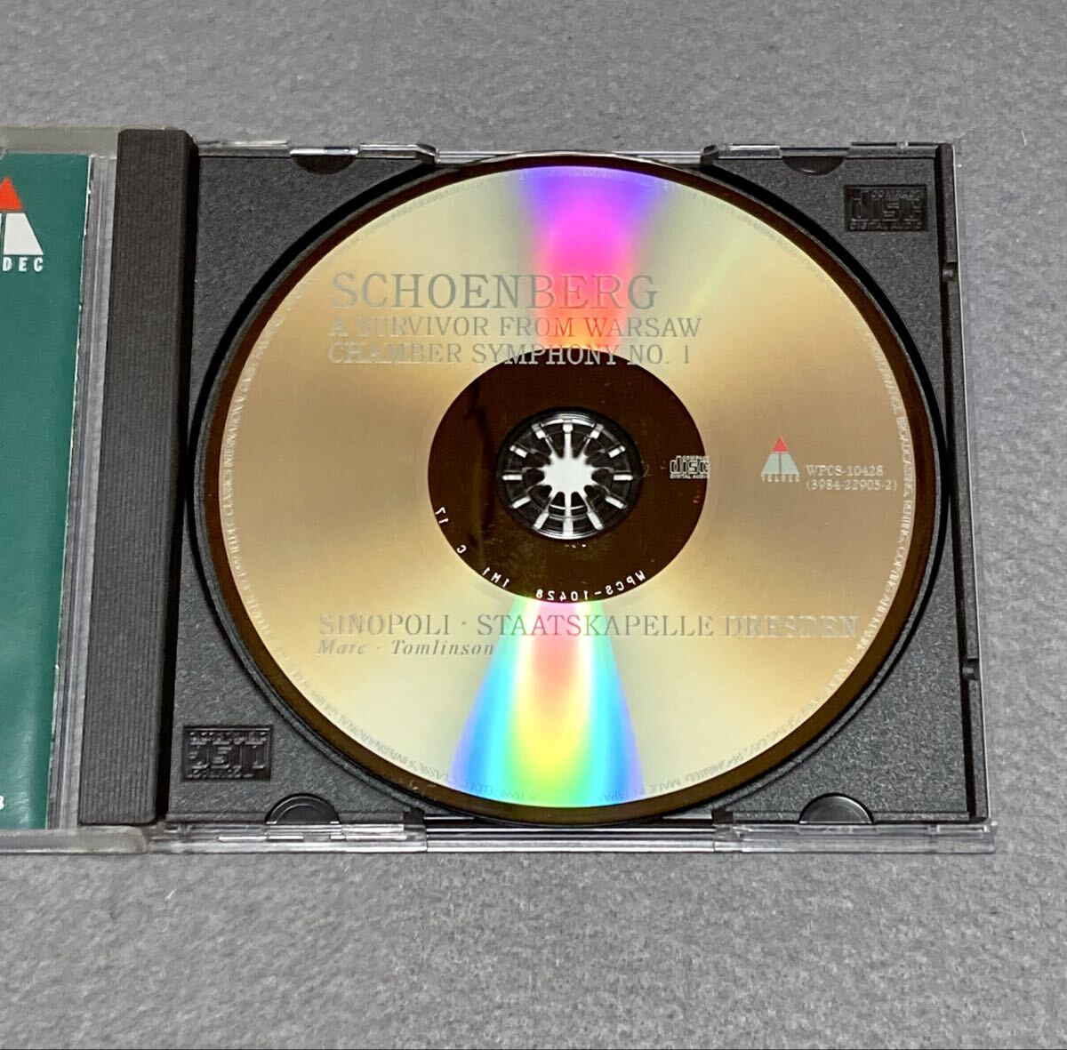 CD/ シェーンベルク:6つの管弦楽伴奏付歌曲 / マーク(S)、シノーポリ& STD_画像3