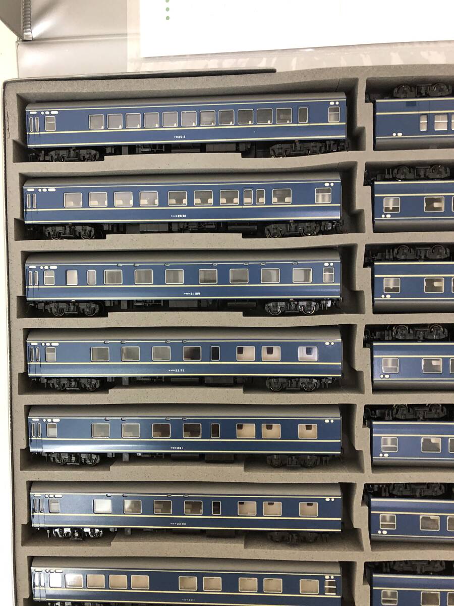 ＜中古・長期保存＞CASCO/20系(寝台特急・あさかぜ)15両編成(東京－博多/東海道・山陽本線 1972)/鉄道模型_画像6