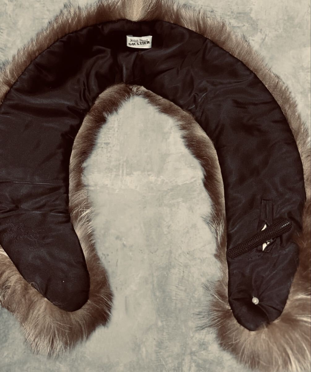 JPG / REAL FOX skull Scarf Collection sample vintage