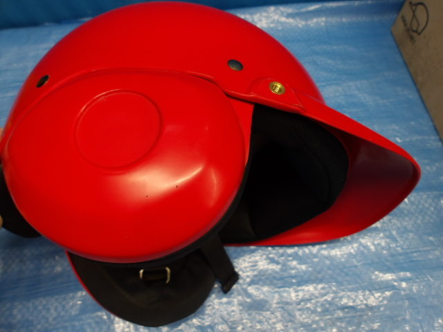  Honda PT-F38 Showa Retro MAED IN JAPAN красный долгосрочное хранение. ретро шлем *.