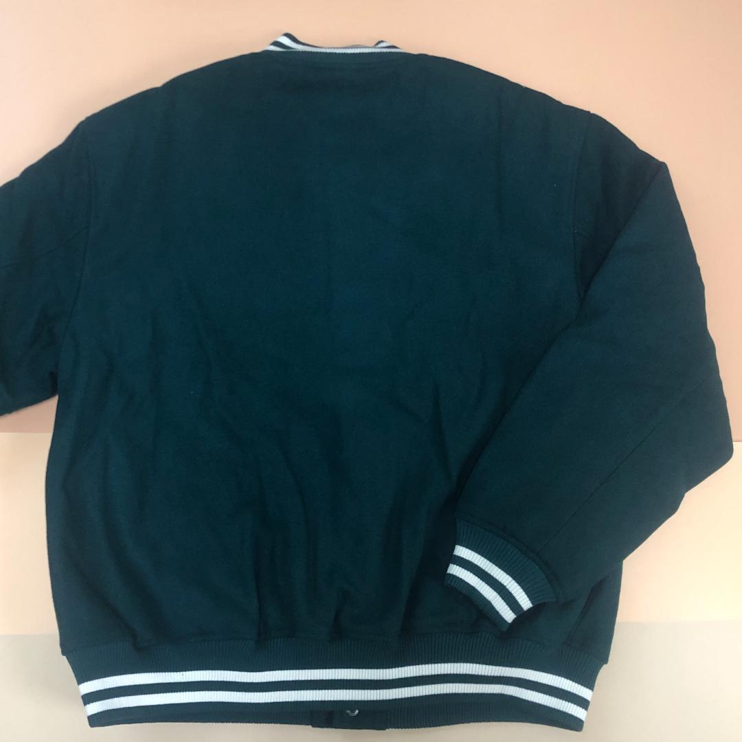 ユナイテッドアスレ　スタジアム ジャケット　グリーン　XL★新品 送料無料★メルトンウール スタジャン ブルゾン トップガン 5727309_画像5