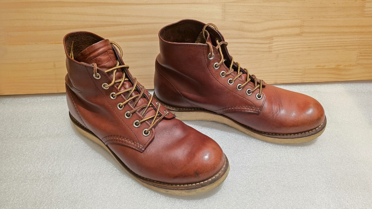 REDWING レッドウィング アイリッシュセッター 9105 プレーントゥ 赤茶_画像2