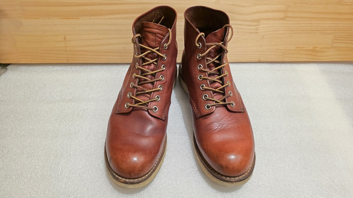 REDWING レッドウィング アイリッシュセッター 9105 プレーントゥ 赤茶_画像3